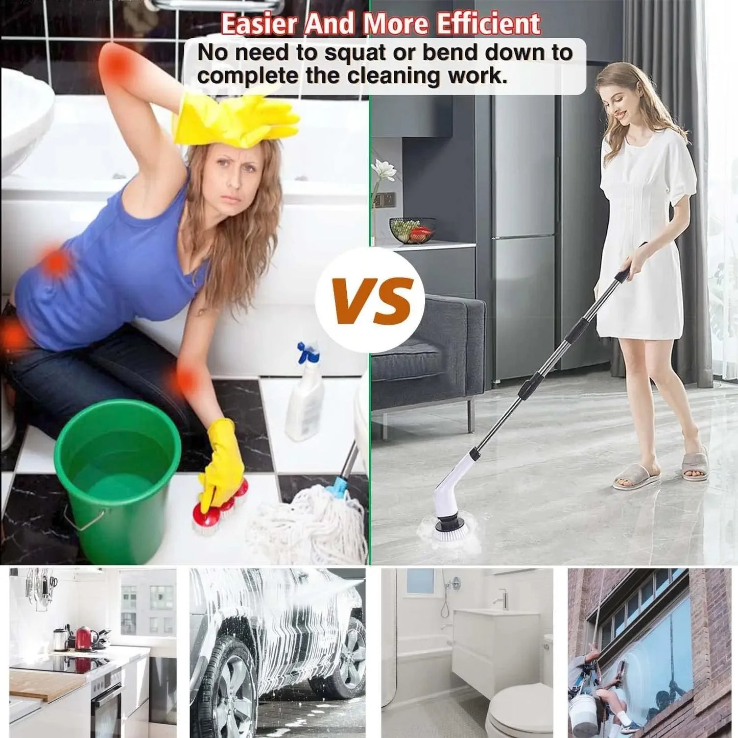 Electric Cleaning Brush Electric Portable